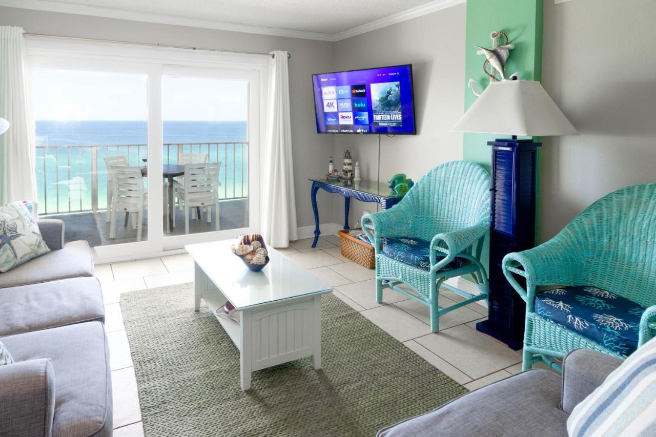 Beachfront & Free Beach Service-Master On Gulf! Panama City Beach Dış mekan fotoğraf