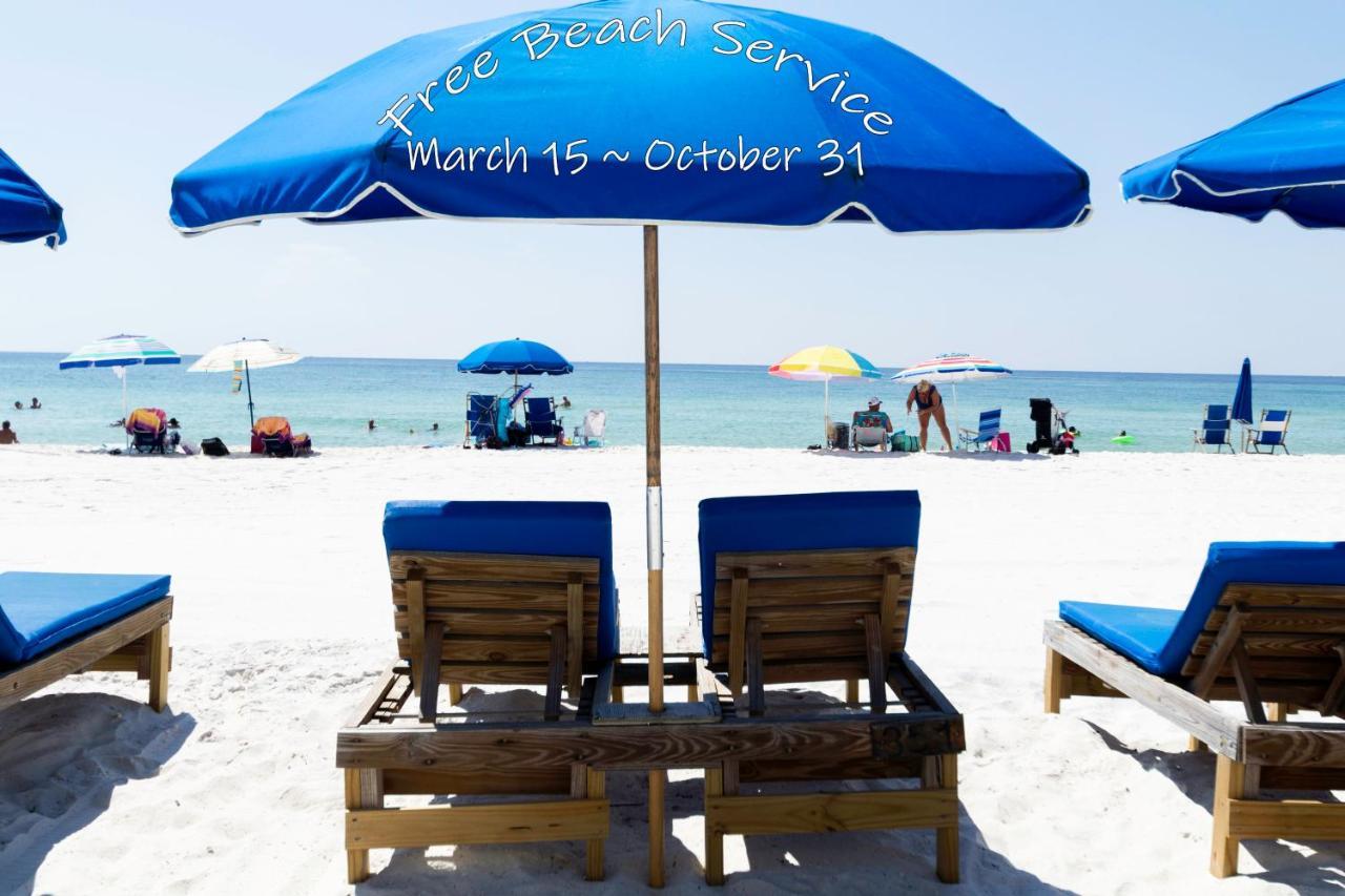 Beachfront & Free Beach Service-Master On Gulf! Panama City Beach Dış mekan fotoğraf
